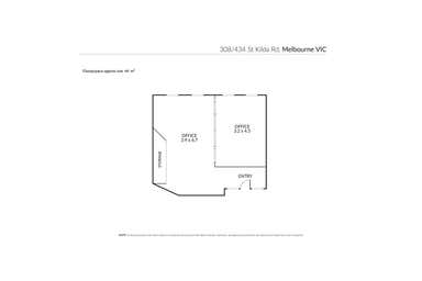 308/434 St Kilda Road Melbourne VIC 3004 - Floor Plan 1