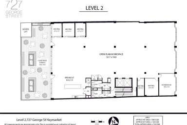 Level 2/727 George Street Sydney NSW 2000 - Floor Plan 1