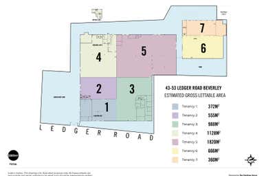BUDGET NEAR CITY WORKSHOP / WAREHOUSING / OFFICES, 43-53 LEDGER ROAD Beverley SA 5009 - Floor Plan 1