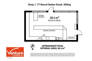 Shop 1, 77 Mount Barker Road Stirling SA 5152 - Floor Plan 1