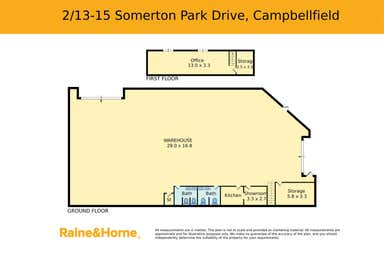 2/13-15 Somerton Park Drive Campbellfield VIC 3061 - Floor Plan 1