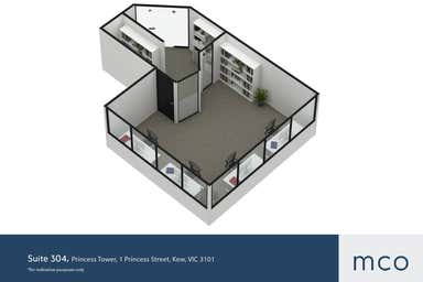 Princess Tower, Suite 304, 1 Princess Street Kew VIC 3101 - Floor Plan 1