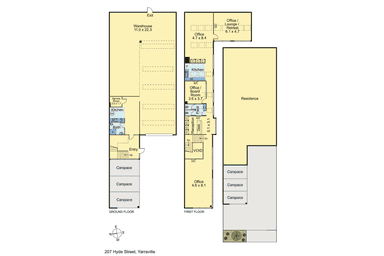 207 Hyde Street Yarraville VIC 3013 - Floor Plan 1