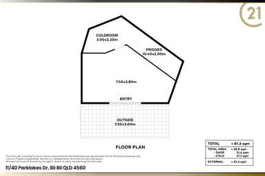 11/40 Parklakes Drive Bli Bli QLD 4560 - Floor Plan 1