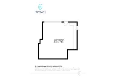 Laneway Workshop, Laneway Workshop, 31 Thistle Street West South Launceston TAS 7249 - Floor Plan 1