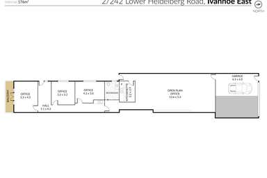 2/242 Lower Heidelberg Road Ivanhoe East VIC 3079 - Floor Plan 1