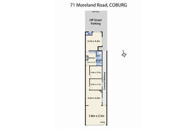 71 Moreland Road Coburg VIC 3058 - Floor Plan 1