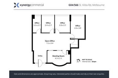 G04/566 St Kilda Road Melbourne VIC 3004 - Floor Plan 1