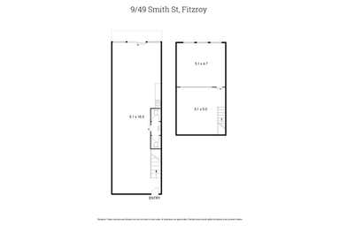 Loft 9, 49 Smith Street Fitzroy VIC 3065 - Floor Plan 1