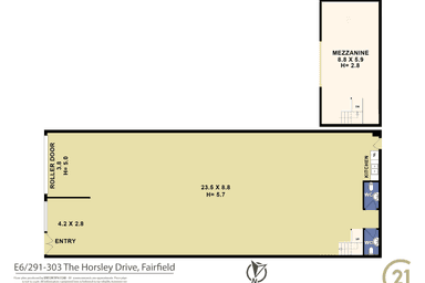 6E/291-303 The Horsley Drive Fairfield NSW 2165 - Floor Plan 1