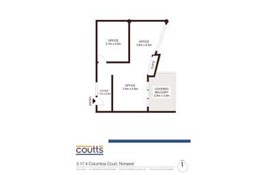 3.17, 4 Columbia Court Norwest NSW 2153 - Floor Plan 1