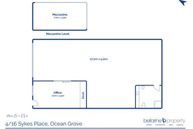 4/16 Sykes Place Ocean Grove VIC 3226 - Floor Plan 1