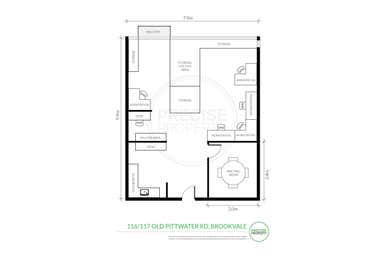 Suite 116 Lifestyle Working, 116/117 Old Pittwater Road Brookvale NSW 2100 - Floor Plan 1