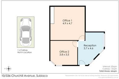 Unit 10, 336 Churchill Avenue Subiaco WA 6008 - Floor Plan 1