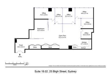 Suite 1802, 25 Bligh Street Sydney NSW 2000 - Floor Plan 1