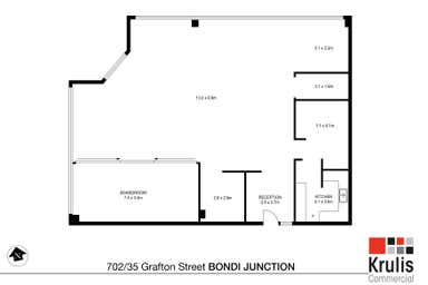 Level 7, 702/35 Grafton Street Bondi Junction NSW 2022 - Floor Plan 1