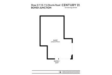Shop 2/110-116 Bronte Road Bondi Junction NSW 2022 - Floor Plan 1