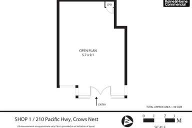 Shop 1, 210 Pacific Highway Crows Nest NSW 2065 - Floor Plan 1