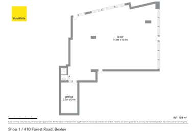 Shop 1, 410 Forest Road Bexley NSW 2207 - Floor Plan 1