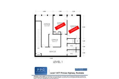 Suite 3&4/Level 1, 477 Princes Highway Rockdale NSW 2216 - Floor Plan 1