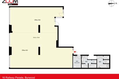 Suite 503 , 16 Railway Pde Burwood NSW 2134 - Floor Plan 1