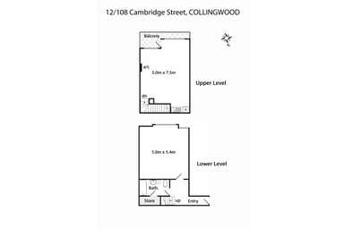 12/108 Cambridge Street Collingwood VIC 3066 - Floor Plan 1