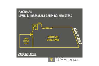 L4, 1 Breakfast Creek Road Newstead QLD 4006 - Floor Plan 1