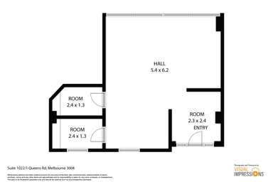 1022/1 Queens Road Melbourne VIC 3004 - Floor Plan 1