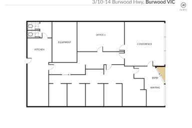 3/10 Burwood Highway Burwood VIC 3125 - Floor Plan 1