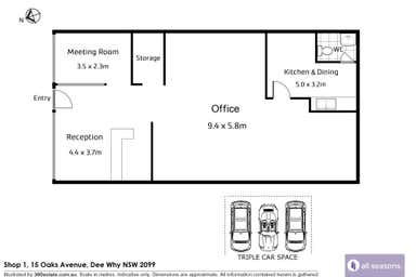 Shop 1, 15 Oaks ave Dee Why NSW 2099 - Floor Plan 1