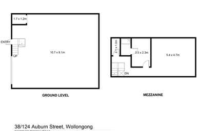38/124 Auburn Street Wollongong NSW 2500 - Floor Plan 1