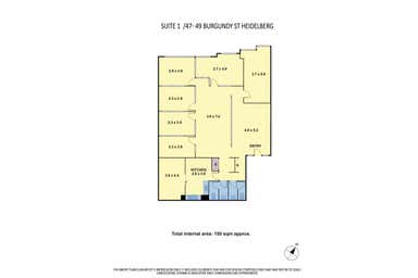 Suite 1, 47 Burgundy Street Heidelberg VIC 3084 - Floor Plan 1