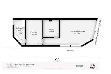 Shop 4, 3302 Surfers Paradise Boulevard Surfers Paradise QLD 4217 - Floor Plan 1