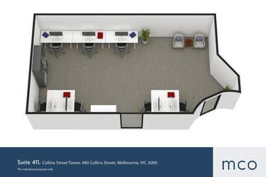 Collins Street Tower, Suite 411, 480 Collins Street Melbourne VIC 3000 - Floor Plan 1