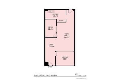 39/422 Pulteney Street Adelaide SA 5000 - Floor Plan 1