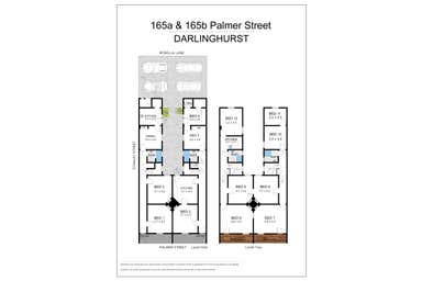 165A & 165B Palmer Street Darlinghurst NSW 2010 - Floor Plan 1