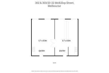 302 & 303, 20-22 Mckillop Street Melbourne VIC 3000 - Floor Plan 1