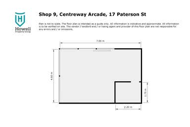 Shop 9, 17 Paterson Street Launceston TAS 7250 - Floor Plan 1