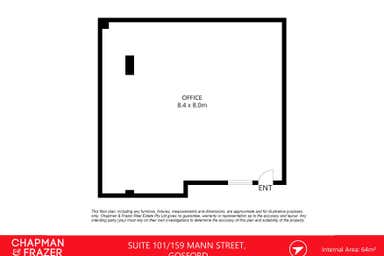 Bonython Tower, Suite 101, 159 Mann Street Gosford NSW 2250 - Floor Plan 1