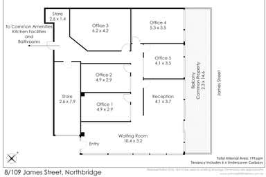 Level 1, Suite 8, 109 James Street Northbridge WA 6003 - Floor Plan 1