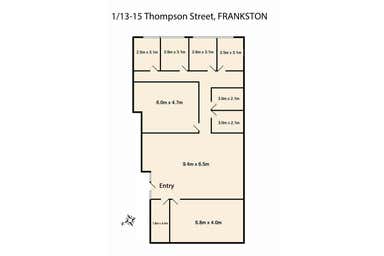 Suite 1, 13-15 Thompson Street Frankston VIC 3199 - Floor Plan 1