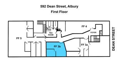 Suite 3B , 592 Dean Street Albury NSW 2640 - Floor Plan 1