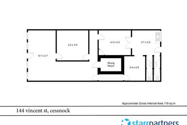 144 Vincent Street Cessnock NSW 2325 - Floor Plan 1