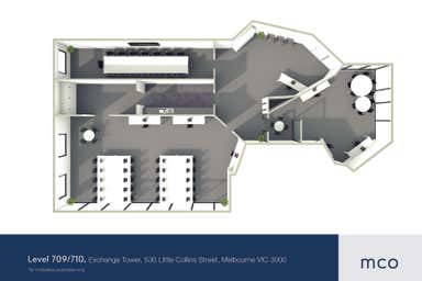 Exchange Tower, Suite 709/710, 530 Little Collins Street Melbourne VIC 3000 - Floor Plan 1