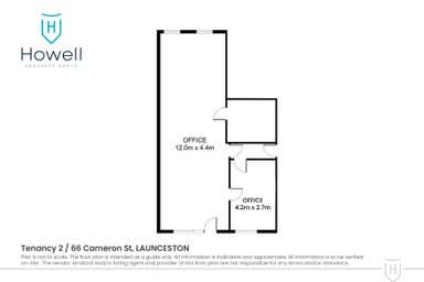 Tenancy 2, 66 Cameron Street Launceston TAS 7250 - Floor Plan 1