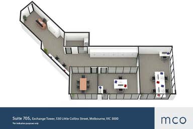 Exchange Tower, Suite 705, 530 Little Collins Street Melbourne VIC 3000 - Floor Plan 1