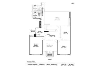 1/77 Yarra Street Geelong VIC 3220 - Floor Plan 1