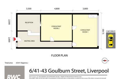 Suite 3/41-43 Goulburn Street Liverpool NSW 2170 - Floor Plan 1