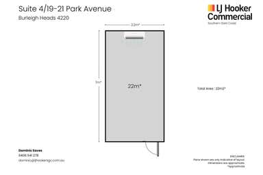 Suite 4, 19-21 Park Avenue Burleigh Heads QLD 4220 - Floor Plan 1
