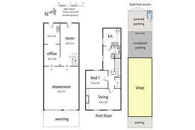 237 Brunswick Street Fitzroy VIC 3065 - Floor Plan 1